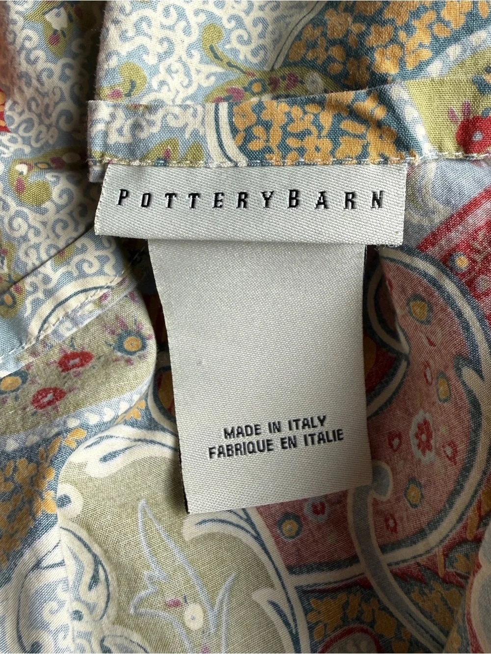 Pottery Barn Monreal Paisley Standard Shams Set Of 2 Cottagecore English Country